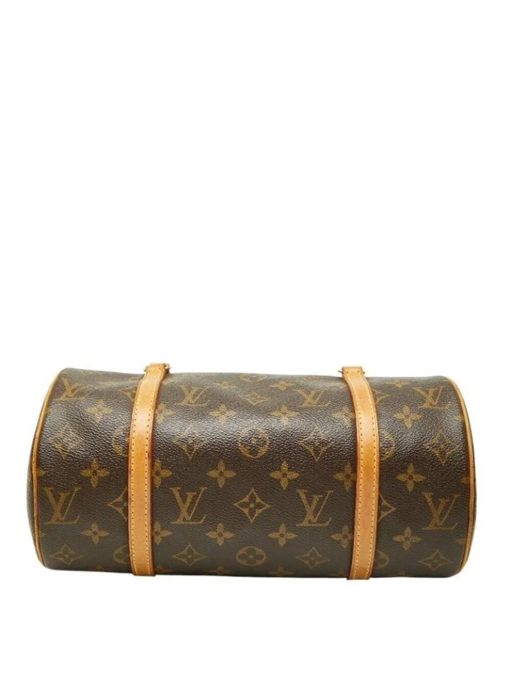 Louis Vuitton Monogram Papillon 26 Handbag Brown Leather
